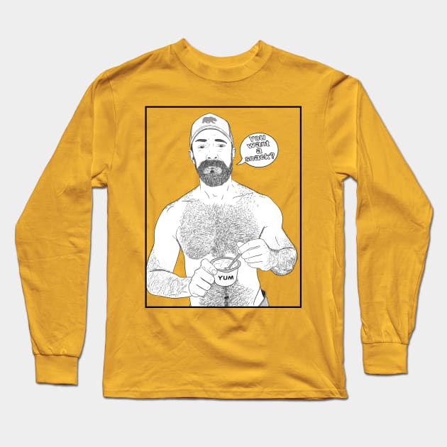 You Want A Snack Long Sleeve T-Shirt by JasonLloyd